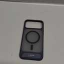 TORRAS Strong Magnetic & Seamless Stand for iPhone 17 Pro Max Case, Fit for MagSafe, Military Grade Drop Protection, Invisible Adjustable Kickstand, Camera Control Button, Translucent Matte Deep Blue