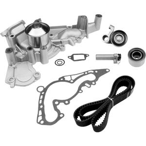 Engine Timing Belt Kit with Water Pump | Compatible with 1998-2010 Toyota 4Runner Land Cruiser & Lexus GS400 GX470 SC400-4.0L, 4.3L, 4.7L V8 Engine | Replaces# TKT021, TCKWP298