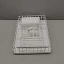 2 Tiers Dish Drying Rack, Space-Saving Dish Racks for Kitchen Counter, Dish Drainer Drying Rack with Drainboard, Utensil Holder Cups Holder and Adjustable Swivel Spout, White