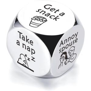 Retirement Gifts Dice for Men, Retired Gifts for Men, Retirement Gift for Boss Coworker, Funny Decider Dice Going Away Giftss for Coworker Leaving, Military Retired Dad Gift- Fathers Day