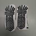Lux Dual Grip Socks - Soccer Grip Socks for Men and Women. GripArray Performance & Comfort (Small, White)