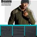 Warm Fleece Beanie Soft Skull Cap Lightweight Watch Caps Winter Hat for Men and Women (Black)