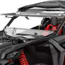 KEMIMOTO X3 Flip Windshield Compatible with Can-Am Maverick X3 & X3 Max