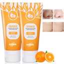 Orange Exfoliating Gel Scrub for Face and Body, Orange Peeling Gel, Deep Clean Pores, Remove Blackheads & Moisturize Skin for All Types Skin (1PCS)