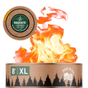 Radiate XL Portable Campfire As Seen On Shark Tank - Made in USA - Up to 2 Hours of Burn Time - Reusable Travel Fire Pit for Camping, Beach, Patio - Portable Fire Pit (Eucalyptus Scent)