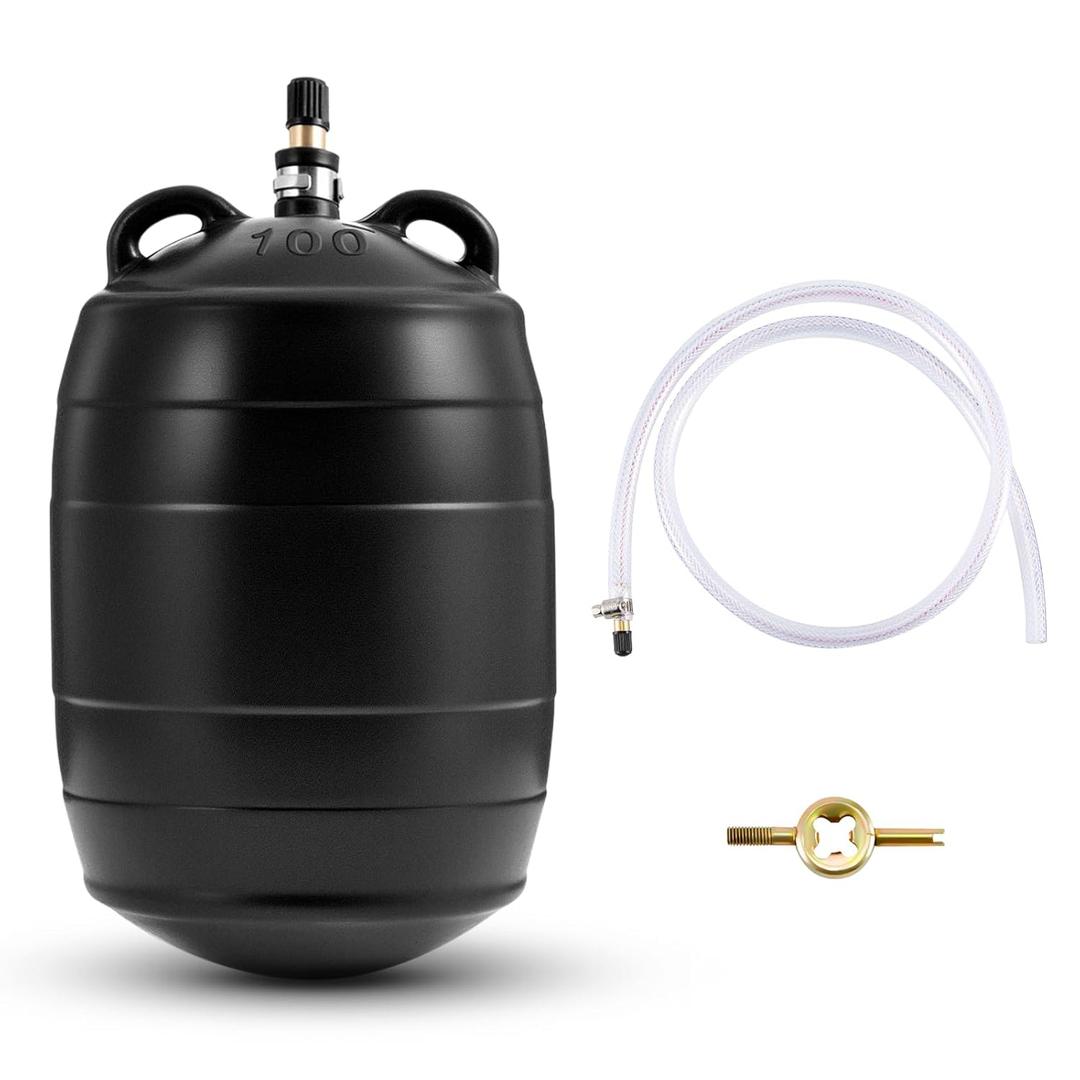 4 Inch Inflatable Pipe Plug Sewer Test Plug with 39.37 Inch Extension Hose Rubber Plumbing Test Balloon for Sewage Pipeline Inspection