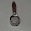 58mm Bottomless Portafilter for Gaggia Classic Pro, Evo, E24 Espresso Machines With Upgraded Walnut Handle and 18-21 Gram Filter Basket