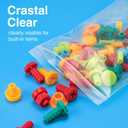 2000Pcs 4"x6" Clear Plastic Zip Bags, 2 Mil Thick