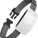 NBJU Bark Collar for Dogs,Rechargeable Anti Barking Training Collar with 7 Adjustable Sensitivity and Intensity Beep Vibration for Small Medium Large Dogs (White)