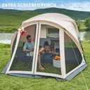 Tents for Camping 6/10 Person Camping Tent with Screen Porch, Weatherproof Large Cabin Tent with Rainfly and Carry Bag, Family Tent for Outdoor Camping and Backyard