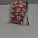 Tatuo 10 Pieces Christmas Cotton Fabric Squares Precut Quilting Patchwork Christmas Snowflake Print Red Green Fabric for Xmas Sewing Crafting DIY Supplies(50 x 50 cm/ 19.68 x 19.68 Inch)