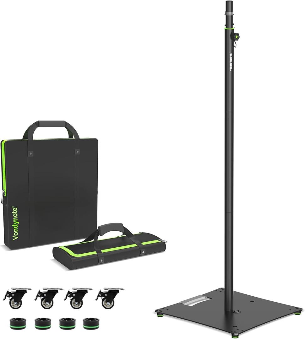 Vondynote Speaker and Lighting Stand Kit Max 71" with Portable Carry Bags