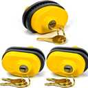 RioRand Gun Trigger Lock Alike Keyed Gun Lock Compatible with BB Gun, Rifles, Shotgun, Handgun, Pistol Firearm Safety Device (Yellow-3PS)