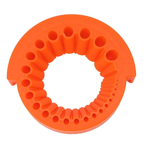 EVGATSAUTO Drill Bit Sharpener for Angle Grinder, Power Drill Bit Grinder Attachment, Portable ABS Construction, Restores Drill Bits to Like New Condition, Compatible with Most Drill Bits (Orange)