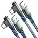 AINOPE USB A to USB Cable 3. 3FT 2-Pack for iPhone 17 16 Charger Cord 3.1A Car Carplay Cable for iPhone 17 Car Charger, Type C Charger Fast Charging for iPad Galaxy S25 S24 S23 S22 S21 S20 S10 Note 20
