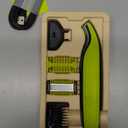 Philips Norelco for Face + Body, Electric Beard Trimmer, Shaver and Groomer, 5in1 Adjustable Comb, 1x Body Kit, Model QP2834/70, Black/Lime Green