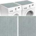 Actvty Washer and Dryer Covers for the Top, 2 Pieces 25.6'' x 23.6'' Washer Dryer Top Protector Mat, Diatomite Rubber Washing Machine Top Covers Non-Slip Scratch Protection Dust-Proof