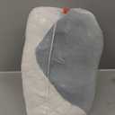 Warming Faux Rabbit Fur Pet Beds  Luxurious Donut Dog & Cat Bed, Anti-Anxiety Calming Cuddler Bed for Small Medim Dogs, Washable Round Puppy Kitten Beds, Non-Slip Bottom(36x36x10, White)