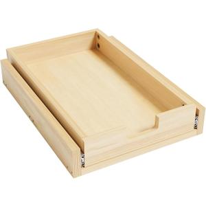 Pull Out Cabinet Organizer, 11''W21''D Sliding Drawers for Cabinets, Soft Close Slide Out Wooden Pull out Drawers, Base Cabinet Organization for Kitchen, Pantry, Bathroom