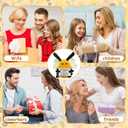 IncreDecor Positive Crochet Animals Bee Decor Easter Basket Essentials Cute Stuff Mothers Day Gifts for Mom Grandma Best Friends Teacher Coworker