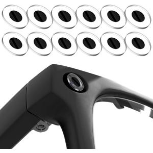 Seltureone 12 Pcs for Meta Glasses Light Cover Compatible with Ray-Ban Meta Wayfarer/Skyler/Headliner/Oakley Meta HSTN Smart Glasses Accessories Blackout LED Light Blocking Tempered Film
