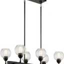 Kichler 43994OZ Six Light Linear Chandelier, Medium