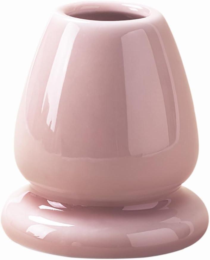 Ceramic Matcha Whisk Holder, Matcha Chasen Holder, Matcha Whisk Stand for Bamboo Matcha Chasen, Matcha Set Accessories for Tea Ceremony Set (Pink)