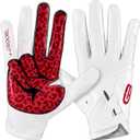 Grip Boost Football Gloves - Peace Stealth 6.0 Boost Plus Sticky Technology - Adult and Youth Football Gloves for Wide Receiver - Men's and Boys Sizes
