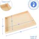 Large Birch Painting Panel 16 x 20 x 1-1/2-inch, Wood Canvas Boards for Painting, Blank Signs for Crafts, by Woodpeckers