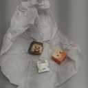 Hallmark Keepsake Mini Christmas Ornaments 2025, Minecraft Alex, Steve and Arctic Fox, Set of 3, Gifts for Gamers