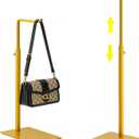 2Pcs Purse Holder, Adjustable Purse Display Stand , Golden Handbag Display Stand, Hanger Rack for Bags, Suitable for Desktops, Wardrobes and Commercial Storeshook Stand
