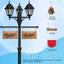 DECHOUS Lamp Post Cross Arm 22 Inch