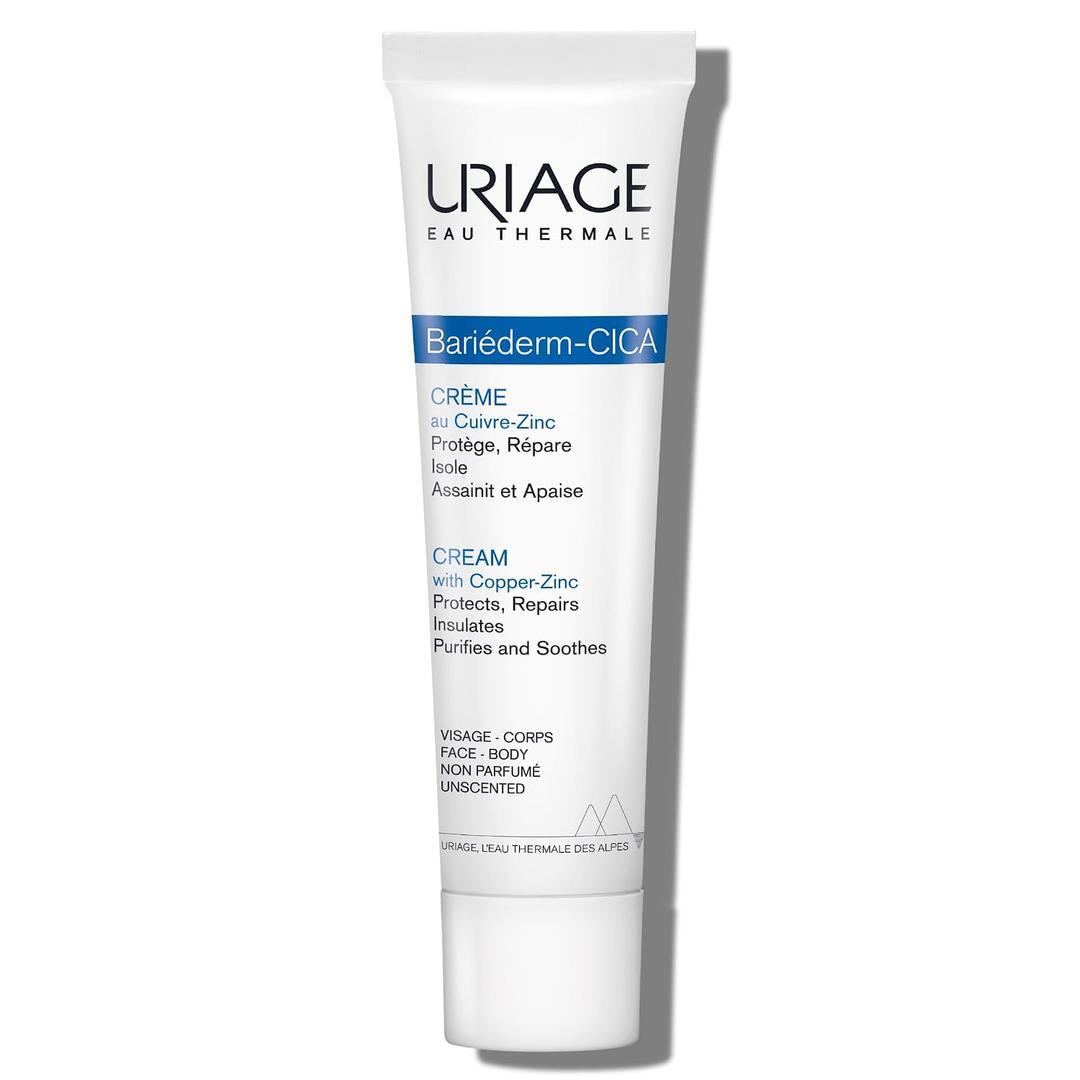 URIAGE Bariderm-CICA Multi-Purpose Restoring Cream with Copper-Zinc & D-Panthenol | Enhances Skin Repair, For All Ages & Skin Types, Fragrance-Free