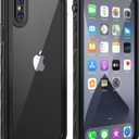 Diverbox for iPhone X/XS Waterproof Case - Full Body Shockproof Cover with Built-in Screen Protector, 5.8 Inch (Black/Clear)