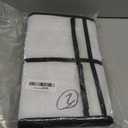 KEEPJOY Over the Door Shoe Organizer, Hanging Shoe Organizer with 4 Hooks, Shoe Holder with 14 Mesh Pockets Closet Door Shoe Storage Bag (White-2Pack)