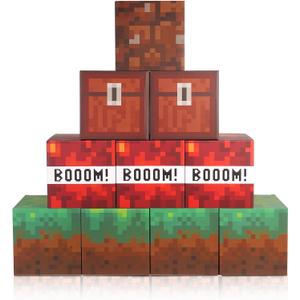 Party Favor Boxes, Pixel Party Decorations, Pixel Birthday Decorations, Boxes for Party Decor, Centerpieces for Birthday, Pixel Party Favors