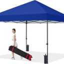 COOSHADE Easy Pop Up Canopy Tent 8X8Ft(RoyalBlue)
