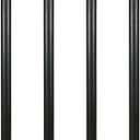 GeilSpace 1" 30" Pre-Cut Black Metal Pipe, Industrial Steel Fits Standard One Inch Black Threaded Pipes and Fittings - Vintage DIY Industrial Shelving (1" 30")