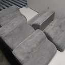 EHEYCIGA Dog Stairs for Bed 18" H, 4-Step Dog Steps for High Bed, Pet Steps for Small Dogs and Cats, Non-Slip Balanced Pet Ramp Indoor, Grey