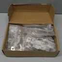 10 Pack 5 Pairs Precision-Engineered Frameless Full Overlay Soft Close Cabinet Hinges, European Hinges For Cabinets, Hidden Cabinet Hinges Adjustable 35mm Cup Clip-On Plate Nickel Plated Finish