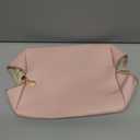 Lunarsoft Leather Makeup Bag,Pink Large Cosmetic Case with Dividers & Handle, Water-Resistant Lining, Multi-Pockets, Portable Toiletry Bag Organizer,Packing Underwear Organizer Bag