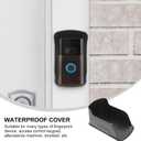Hemoton Waterproof Doorbell Cover with Sun Glare Shield 6.69X4.13X3.14 Inch Weather Resistant Plastic Protector for Control and Fingerprint Machines
