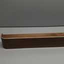 Wall-Mounted Coat Rack 'Toke' - Modern Design with Hidden Hooks - Solid Wood Veneer Panel Hanger - Walnut