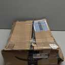 Small Portable Standing Rolling Desk - 24 Inch Mobile Sit Stand Desk Adjustable Height with Wheels for Small Spaces Home Office, Kids Couch Laptop Desks Side End Table, Black (23.6")