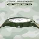 Kids Analog Watch Boys Girls, 30M Waterproof, Sports Watch for Boys, Easy to Read Children's Thin Dial Wrist Watches with Soft Band, for Ages 5-15 Kids Great Birthday Gifts Christmas Day (Camo-Jungle)