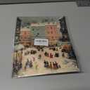 Locomiss Christmas Town Wall Art Decor Posters, Cute Retro Christmas Village Houses Winter Holiday Wall Art Decor Gifts For Farmhouse Home Living Room Bedroom Bathroom, Set of 4 (8x10 Unframed)