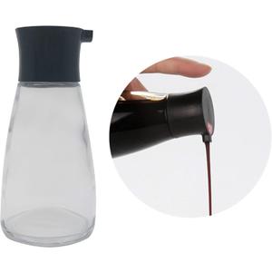 EIKS Excelity Cruet Dispenser Set for Olive Oil Vinegar Soy Sauce with Elegant Glass Bottle Kitchen Cooking Barbecue Tool