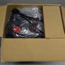 PONDFORSE Canister Filter, External Aquarium Filter Ultra-Quiet Water Circulation Cleaning Machine with Media for Fish Tanks and Aquariums (Medium, Black)