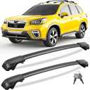 KINGGERI 300lbs Roof Rack Cross Bars Compatible with Subaru Forester 2014-2026 with Raised Side Rails (Not for Wilderness), Lockable Heavy Duty Aluminum Roof Rails Crossbars Luggage SUV Accessories