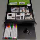 8 x12 Inch 1 Pack Tabletop Chalkboard Sign with Base Stand, Menu Chalk Board Sign Store Food Signs, Message Boards for Party, Wedding and Restaurant